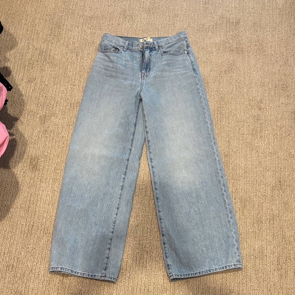 Madewell super wide leg jeans